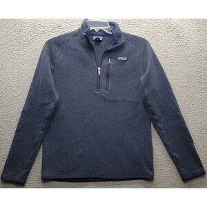 Patagonia Men's Zip Up Sweater - Blue